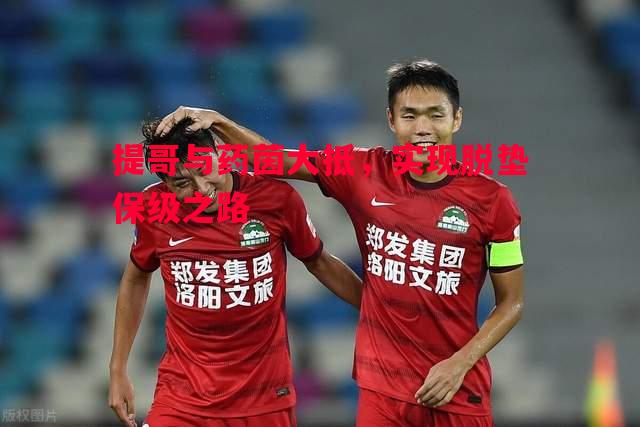 提哥与药茵大抵，实现脱垫保级之路